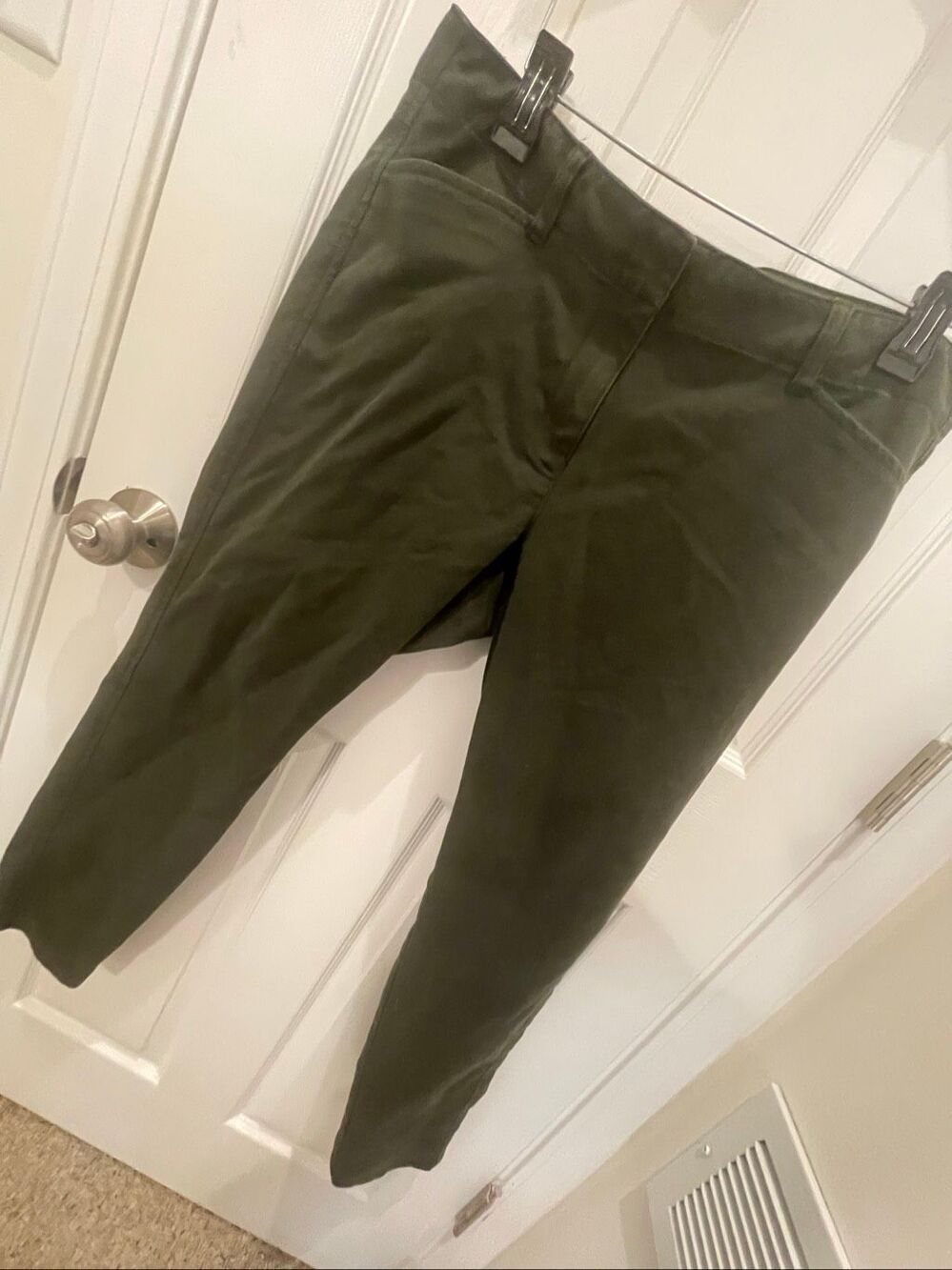 Vineyard Vines Women’s Size 10 Olive Green Stretch Pants Cotton Blend